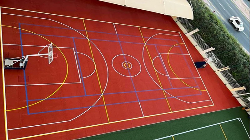 Tìm Hiểu Về Sàn Cao Su Epdm 4 Sân thể thao