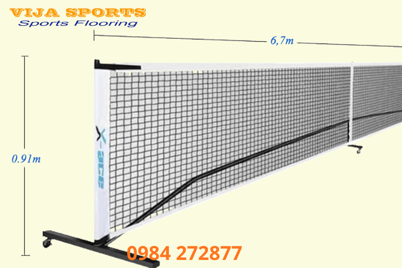 Quy định sân pickleball chuẩn 