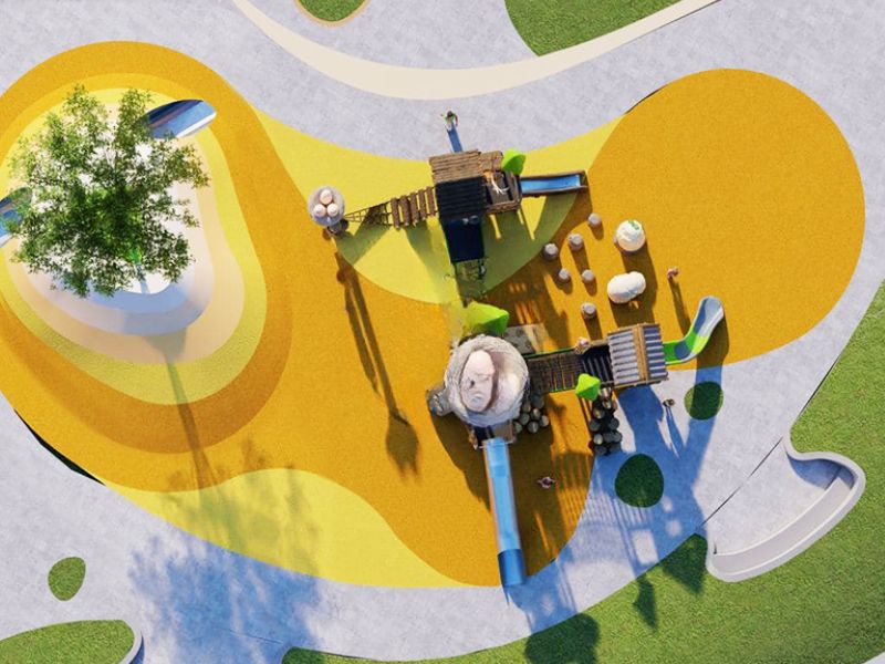 phối màu sàn epdm xu hướng