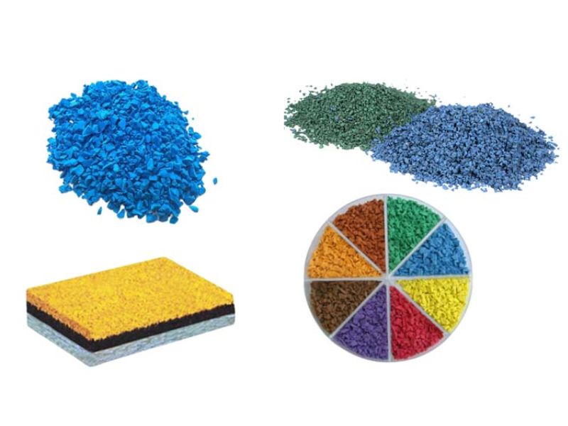 phối màu sàn epdm xu hướng