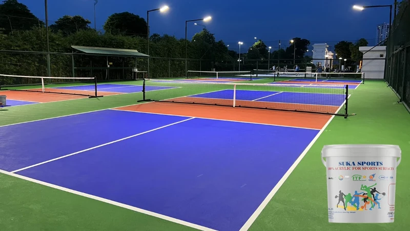 Trước khi thi công, việc tính toán chính xác định mức vật tư sơn sân pickleball sẽ giúp bạn chủ động hơn trong kế hoạch ngân sách và tiến độ công trình.