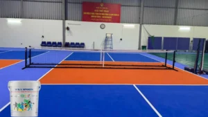 định mức vật tư sơn sân pickleball