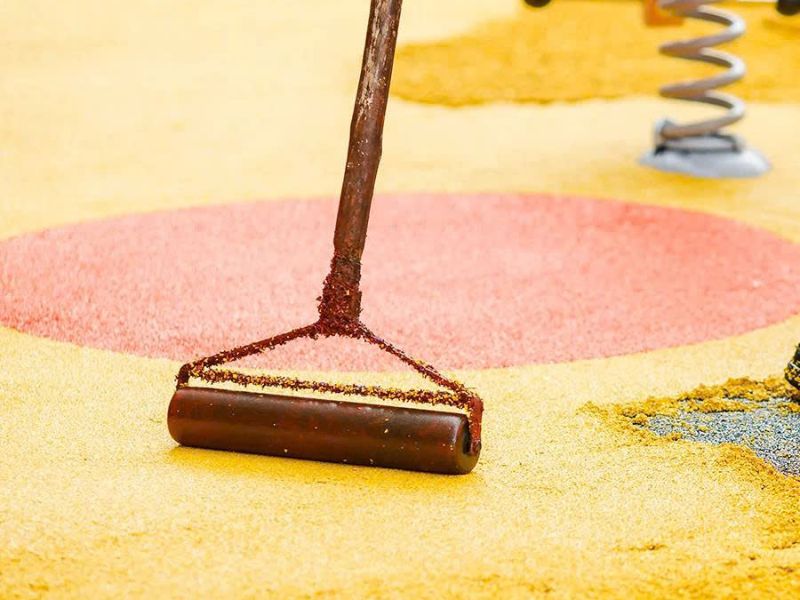 Cung cấp sàn EPDM giá tốt | Vija Sports 3 sơn sàn epdm