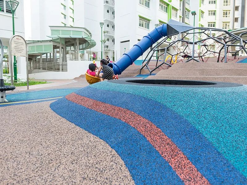 Cung cấp sàn EPDM giá tốt | Vija Sports 1 sơn sàn epdm