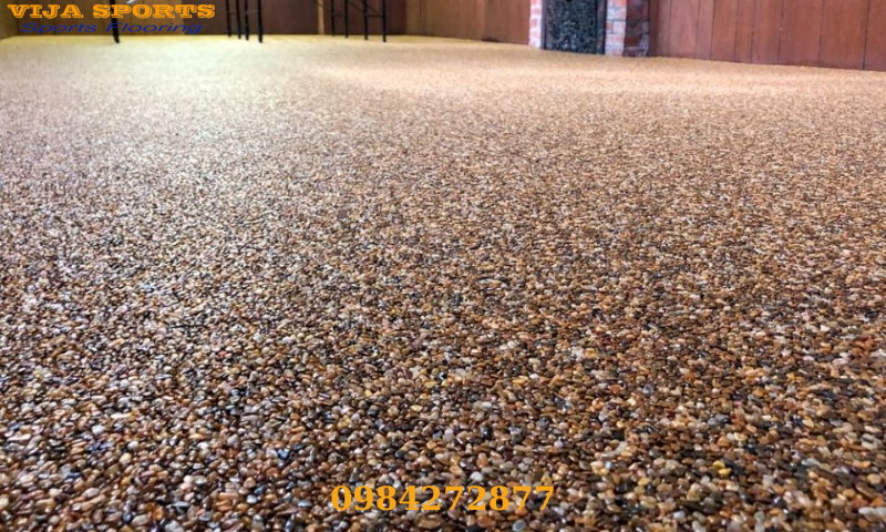 Cấu Tạo Sàn Polymer Sỏi Rửa