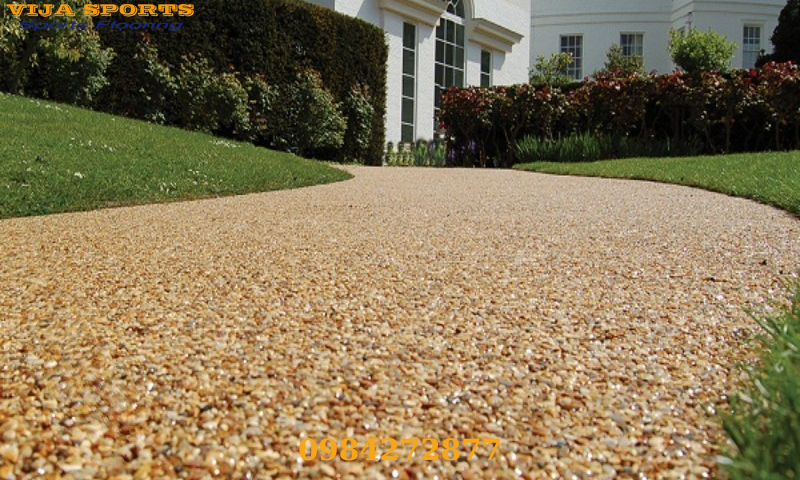 Cấu Tạo Sàn Polymer Sỏi Rửa