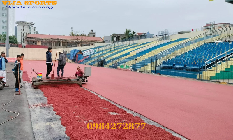 Cấu tạo mặt đường chạy điền kinh