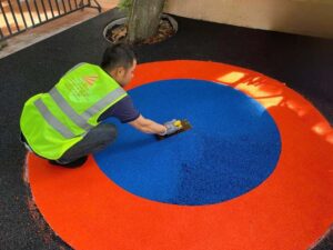 xử lý bong tróc sàn epdm