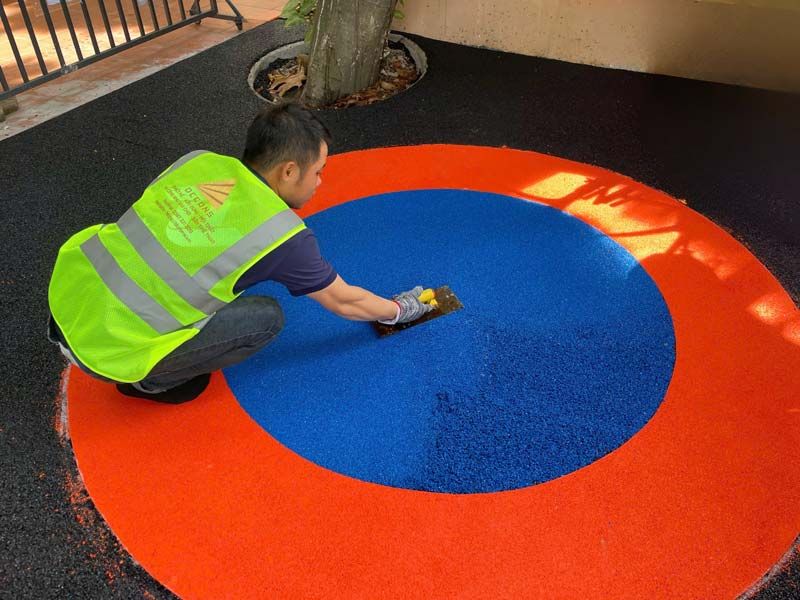 xử lý bong tróc sàn epdm