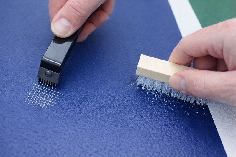 Kiểm tra độ bám cho mặt sân Pickleball tiêu chuẩn