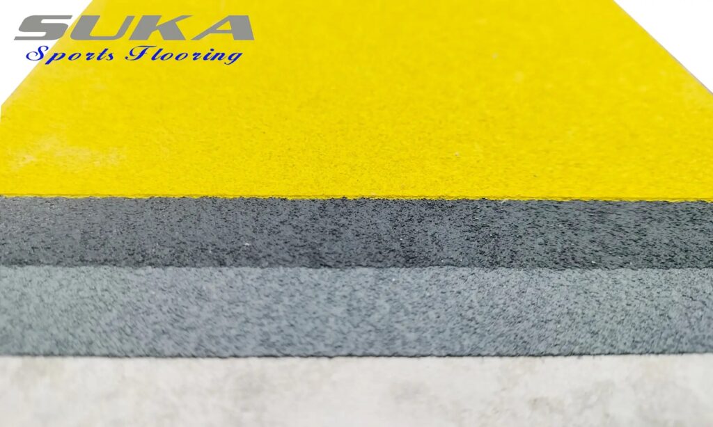 Thi công sân Pickleball chuẩn kỹ thuật 2026 | Tiêu chuẩn mặt sân, cấu tạo, thiết kế & báo giá sơn – nền – mái tre 4 Cấu tạo mặt sân Pickleball 7 lớp tiêu chuẩn thi đấu