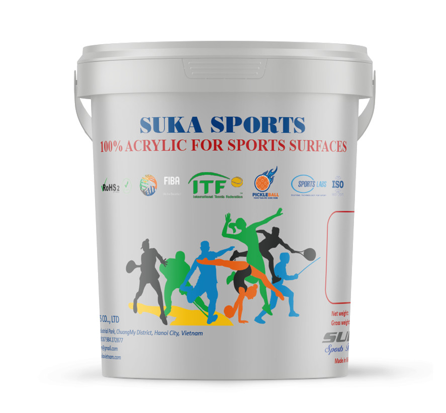 Thi công sân Pickleball chuẩn kỹ thuật 2026 | Tiêu chuẩn mặt sân, cấu tạo, thiết kế & báo giá sơn – nền – mái tre 14 Giá sơn sân Pickleball