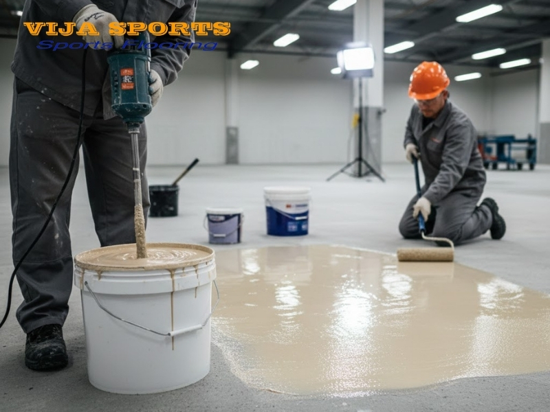 Cách thi công sơn epoxy