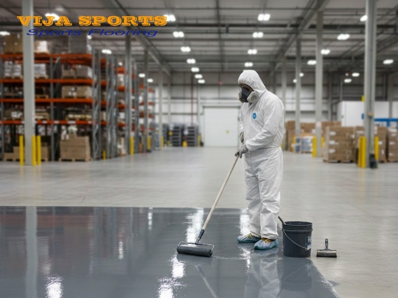 Kỹ thuật sơn sàn epoxy