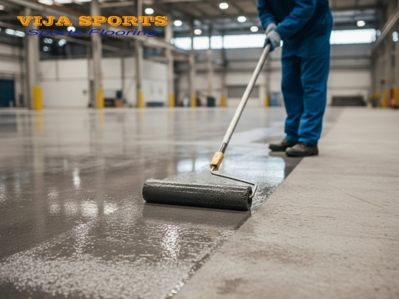 Quy trình sơn sàn nhà xưởng chuẩn ISO: 5 Bước thi công chuyên nghiệp 3 Quy trình sơn sàn nhà xưởng