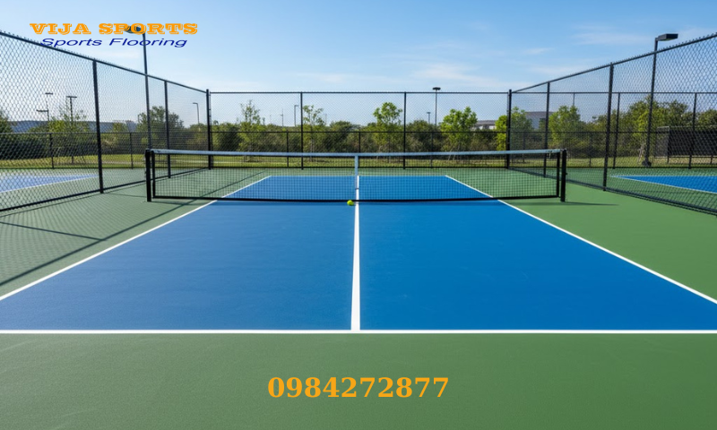 Vijasports cập nhật màu sơn sân pickleball chuẩn mới nhất 2026 5 Màu sơn sân pickleball chuẩn mới nhất
